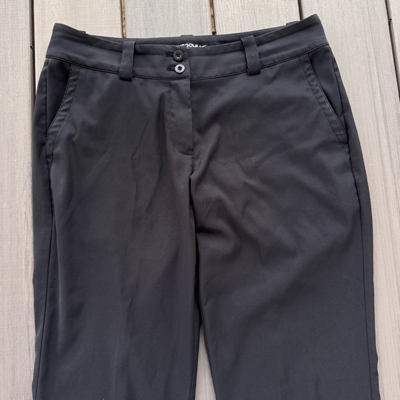 Nike Women’s Golf Tour Performance Dri-Fit Straight Leg‎ Pants Size 10 Black - Picture 3 of 8